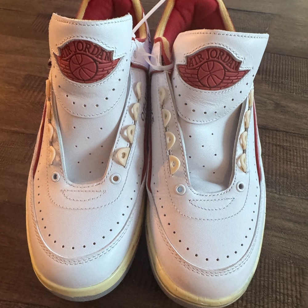 Off-White x Air Jordan 2 Retro Low SP "White Varsity Red"